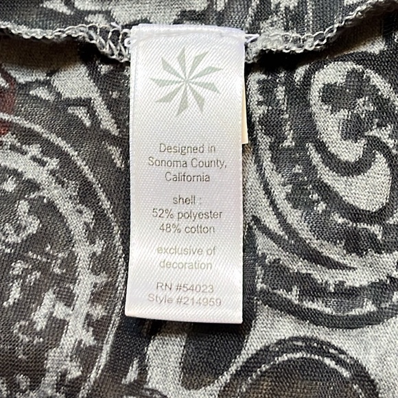 Athleta Black/Gray Hooded Beach Cover Up Size XL - Picture 4 of 7